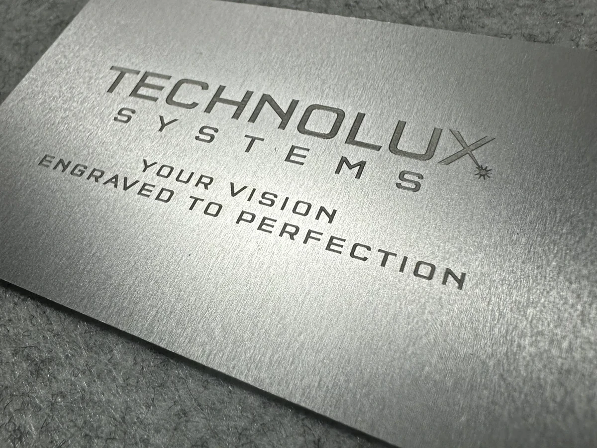 Metallic card